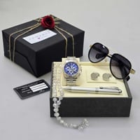 طقم هدايا ساعه بتصيم رولكس ديتونا مع الاكسسوارات