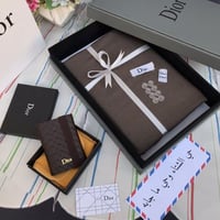 طقم ماركة ديور رجالي قماش وبوك مع تغليف مميز