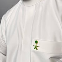 بروش سيفين ونخلة أخضر