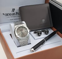 ساعة باقيت - مع طقم اديمارس قلم وكبك ومحفظه