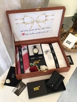 هدايا رجالية جاهزة - طقم ماركة مونت بلانك