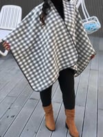 وشاح شتوي دبل فيس للنساء وكبار السن