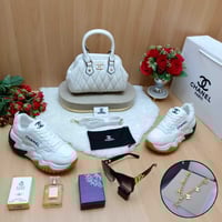 شوز مع شنطة شانيل الأصلي ماركة شانيل