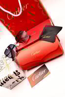 نظارات كارتير | تصميم مربع جديد بدون إطار