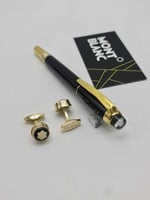 طقم قلم وكبك ماركة مونت بلانك