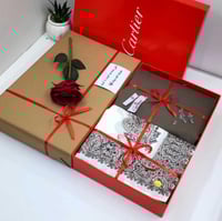 قماش كارتير شتوي + شال – بوكس هدية شتويه للرجال