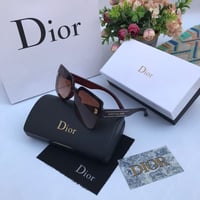 نظارة ديور | تصميم مربع كبير بعدسات ملونة