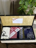 هدية شماغ مع سجادة - بوكس هدية رمضانية جاهز