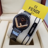 ساعات فندي رجالي جلد درجة اولى