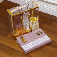 بوكس هدايا رمضان شفاف 2026 - هدية فخمة بتفاصيل ممي...