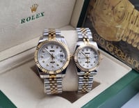 طقم ساعات رجالي ونسائي ماركة رولكس - متجر مون