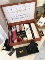 هدايا رجالية جاهزة - طقم ماركة مونت بلانك