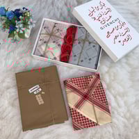 شماغ مع قماش جفنشي مع ازرارا ولوقو جفنشي+ملحقات ال...