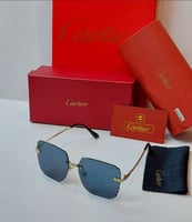 نظارات ماركة كارتير | تصميم مربع بعدسات ملونة