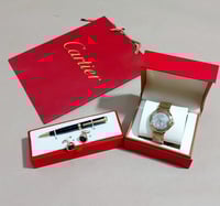 طقم ساعة وكبك وقلم ماركة كارتير - متجر مون