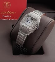 ساعات كارتير مربع فصوص زركون نسائي