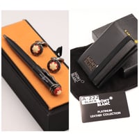 قلم وكبك ماركة مونت بلانك مع بوك رجالي