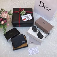 هدايا ديور | طقم نظارة وبوك مع تغليف ورد فاخر