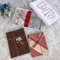 شماغ مع قماش جفنشي مع ازرارا ولوقو جفنشي+ملحقات ال...