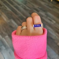 خاتم تاريخ المميز فضه إيطالي عيار 925