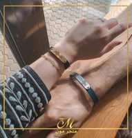 اساور جلد رجالي ونسائي بالاسم حفر ليزر _ متجر مون