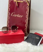 نظارات كارتير رجالي | طقم مع بوك كارتير وملحقات كا...