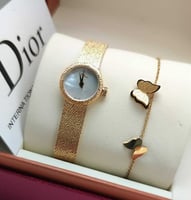 ساعة ديور نسائي مع اسوارة