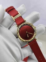 ساعة فرزاتشي جلد نسائي فخمة (درجة أولى) مع كرت الم...