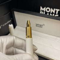 قلم مونت بلانك فاونتين أبيض