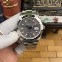 رولكس ديت جست رصاصي ماستر كواليتي