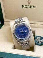 رولكس ديت جست أزرق هاي كواليتي