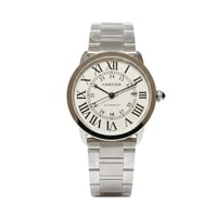 كارتير روند سولو 42مم أبيض ماستر كواليتي