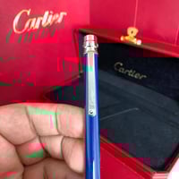 قلم كارتير سانتوس كحلي الحجم الصغير طبق الاصل