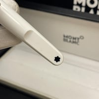 قلم مونت بلانك فاونتين أبيض