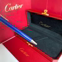 قلم كارتير سانتوس كحلي الحجم الصغير طبق الاصل