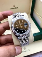 رولكس ديت جست أسود هاي كواليتي