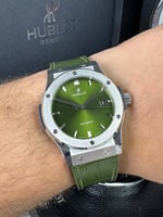 هوبلوت كلاسيك فيوجن أخضر ماستر كواليتي