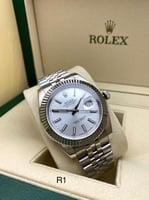 رولكس ديت جست رجالي أبيض هاي كواليتي