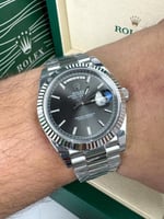 رولكس داي ديت رمادي ماستر كواليتي