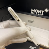 قلم مونت بلانك فاونتين أبيض