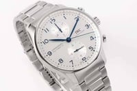 اي دبليو سي كرونوغراف بورتوغيزر جلد | ماستر كواليت...