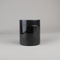 برطمان اسطواني اسود 630 مل