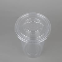 غطاء اكواب مسطح شفاف 92 مم