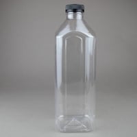 عبوة مستطيل شفاف 1.5 لتر