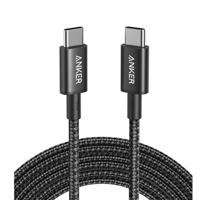 انكر - كيبل تايب سى الى تايب سى قماش بطول 1 متر بق...