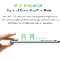 اوكيتيل - C38 - سعة 256 جيجا - رام 6 + 18 جيجا رام...