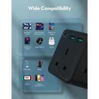 راف باور فيش جداري للسفر العالمي بقوة 20 واط مع من...