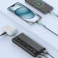 راف باور - بطارية بقوة 20 واط بسعة 10000 ملي امبير...