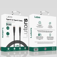 لوترس C203 - كيبل تايب سى - تايب سى بطول 1.2 متر