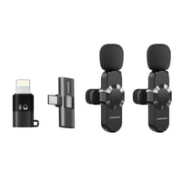 برودو - ميكروفون مزدوج منفذ لايتنينج و تايب سى